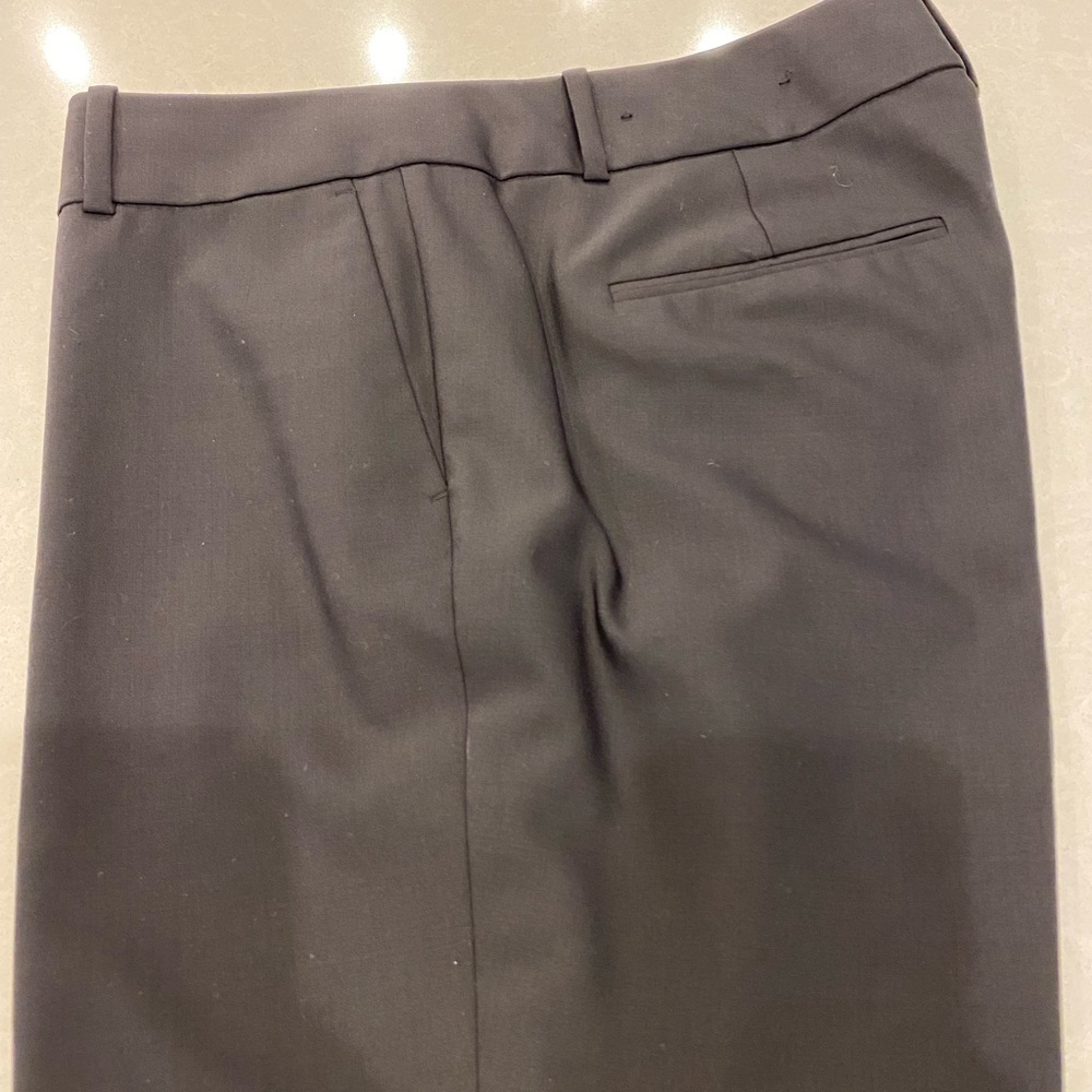 Ann Taylor Wool Blend Slacks Pants Black Size 10 - Picture 6 of 9